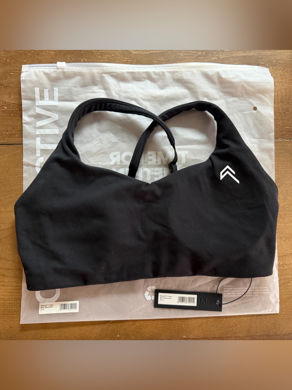 Oner Active Black Sports Bra